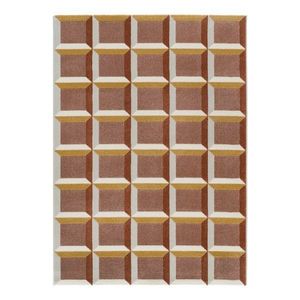 Koberec v terakotovej farbe 133x190 cm Amara – Universal vyobraziť