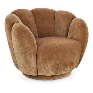 Hnedé kreslo Tulip – Bizzotto vyobraziť