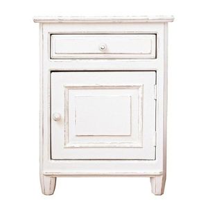 Biely nočný stolík z mangového dreva Colette – Bizzotto vyobraziť