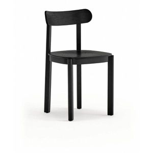 Čierna jedálenská stolička v dekore jaseňa Nara – Teulat vyobraziť