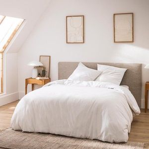 Biele 3-dielne bavlnené obliečky na dvojlôžko/predĺžené 240x220 cm Meline – douceur d'intérieur vyobraziť