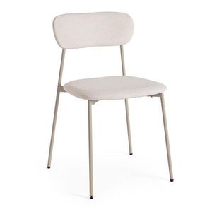 Taupe čalúnená jedálenská stolička Inka – Yes Everyday vyobraziť