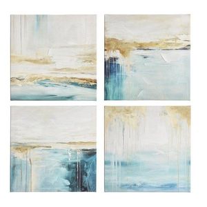 Tlačený/s ručne maľovanými prvkami obraz na plátne 60x60 cm Crown – Bizzotto vyobraziť