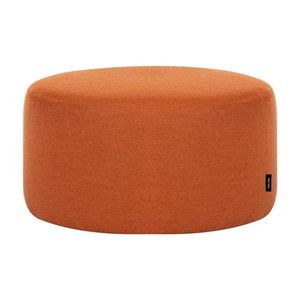 Vlnený taburet v terakotovej farbe Folk – noo.ma vyobraziť