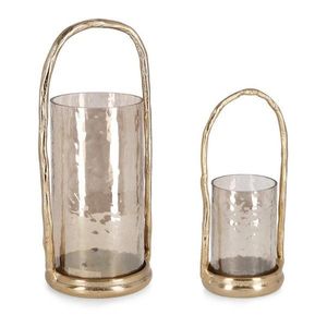 Kovové svietniky v súprave na čajovú sviečku 2 ks Sagar – Bizzotto vyobraziť