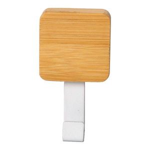 Biely/v prírodnej farbe bambusový háčik bez vŕtania Fixeo – douceur d'intérieur vyobraziť