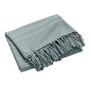 Zelený bavlnený pléd 125x150 cm Lilia – douceur d'intérieur vyobraziť