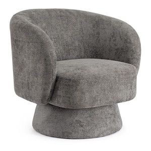 Tmavosivé otočné ženilkové kreslo Julienne – Bizzotto vyobraziť