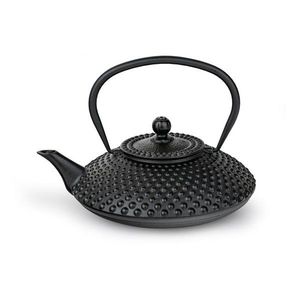 Čierna kanvica na čaj z liatiny so sitkom 1, 25 l Xilin – Bredemeijer vyobraziť