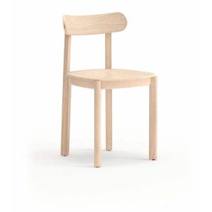 Jedálenská stolička v dekore jaseňa v prírodnej farbe Nara – Teulat vyobraziť