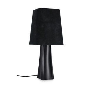 Čierna kovová stolová lampa s textilným tienidlom (výška 61 cm) Tripura – Bizzotto vyobraziť