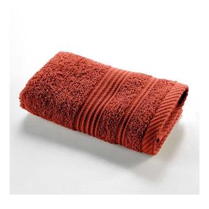 Froté bavlnený uterák v tehlovej farbe 30x50 cm Tendresse – douceur d'intérieur vyobraziť