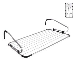 Závesný sušiak na bielizeň v striebornej farbe 10, 5 m – Orion vyobraziť