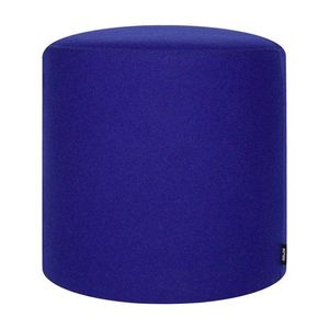 Modrý vlnený taburet Folk – noo.ma vyobraziť