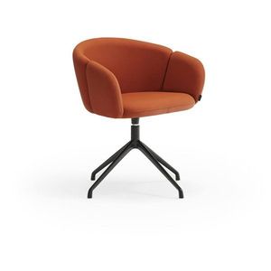 Čalúnené jedálenské kreslo s podrúčkami v terakotovej farbe Add – Teulat vyobraziť