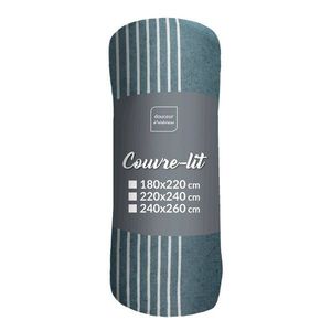 Modrý pléd 240x260 cm Adele – douceur d'intérieur vyobraziť