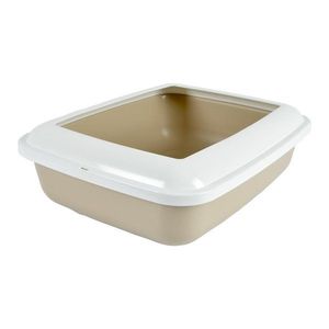 Béžová mačací záchod 42x51 cm – Love Story vyobraziť