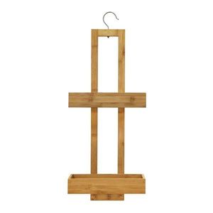 Závesná bambusová kúpeľňová polička v prírodnej farbe Hanoi – douceur d'intérieur vyobraziť