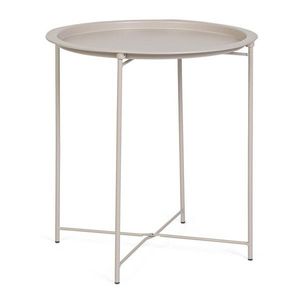 Kovový okrúhly odkladací stolík ø 47 cm Hilmar – Yes Everyday vyobraziť
