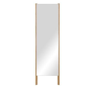 Stojacie zrkadlo s dreveným rámom 49x166 cm Lun – noo.ma vyobraziť