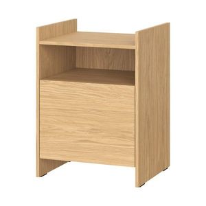 Nočný stolík v dekore duba s poličkami v prírodnej farbe Toopt – noo.ma vyobraziť