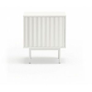 Biely matný nočný stolík Sierra – Teulat vyobraziť