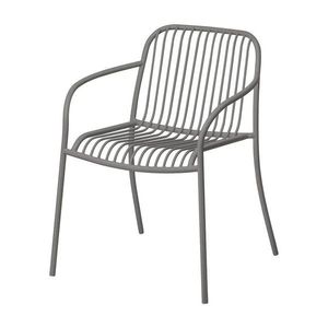 Sivá kovová záhradná stolička Yua Wire – Blomus vyobraziť