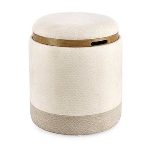 Béžový taburet Deva – Bizzotto vyobraziť