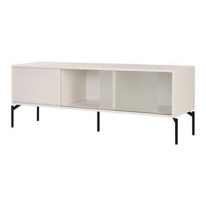 Sivobéžový TV stolík 160x60x42 cm Met – noo.ma vyobraziť