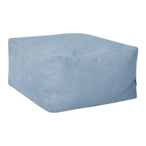 Svetlomodrý menčestrový taburet Keno – noo.ma vyobraziť