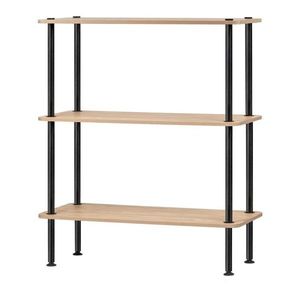 Regál v dekore duba v prírodnej farbe 80x90, 5x35 cm Teidi – noo.ma vyobraziť