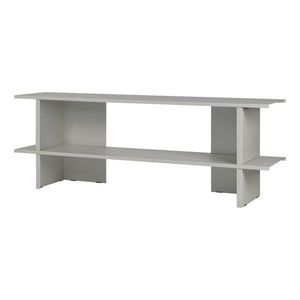 Svetlosivý kovový regál 160x57x37 cm Hes – noo.ma vyobraziť