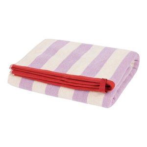 Froté bavlnená osuška v levanduľovej farbe/krémovobiela 70x140 cm Gobo – noo.ma vyobraziť