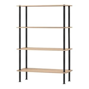 Regál v dekore duba v prírodnej farbe 80x127x35 cm Teidi – noo.ma vyobraziť