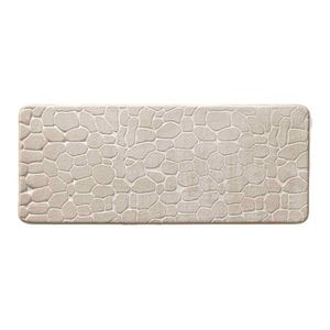 Béžová textilná kúpeľňová predložka 50x120 cm Ricochet – douceur d'intérieur vyobraziť