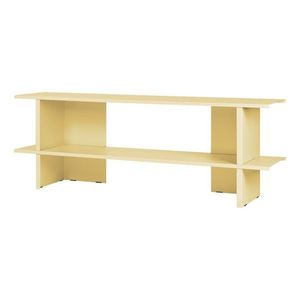 Žltý kovový regál 160x57x37 cm Hes – noo.ma vyobraziť