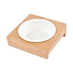 Bambusová miska s podstavcom pre psa ø 12 cm – Love Story vyobraziť