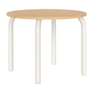 Okrúhly jedálenský stôl s doskou v dubovom dekore ø 100 cm Meko – noo.ma vyobraziť