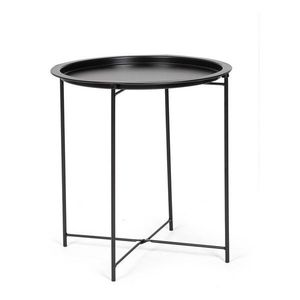 Kovový okrúhly odkladací stolík ø 47 cm Hilmar – Yes Everyday vyobraziť