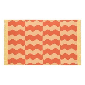 Žltá/oranžová bavlnená plážová osuška 100x160 cm Nuno – noo.ma vyobraziť