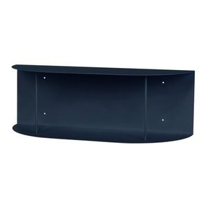 Tmavomodrá poschodová kovová polica 60 cm Lina – noo.ma vyobraziť