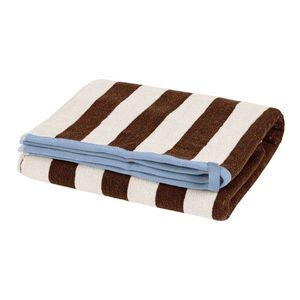 Hnedá/krémovobiela froté bavlnená osuška 70x140 cm Gobo – noo.ma vyobraziť
