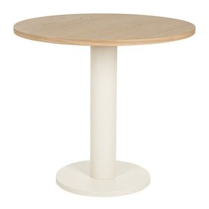 Okrúhly jedálenský stôl s doskou v dubovom dekore ø 80 cm Sool – noo.ma vyobraziť