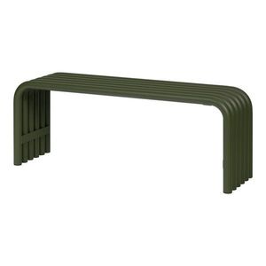 Zelená kovová záhradná lavica Nokk – noo.ma vyobraziť