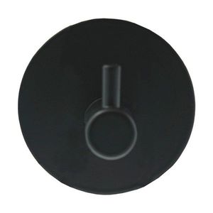 Matne čierne kovové háčiky v súprave 2 ks bez vŕtania Fixeo – douceur d'intérieur vyobraziť