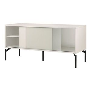 Sivobéžový TV stolík 116x55x42 cm Met Mini – noo.ma vyobraziť