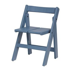 Modrá drevená záhradná stolička Navo – noo.ma vyobraziť