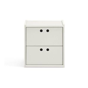 Krémovobiely nočný stolík Wally – Teulat vyobraziť