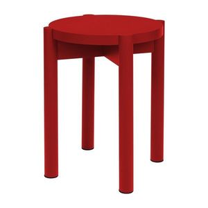 Červená stolička z bukového dreva Hopp – noo.ma vyobraziť