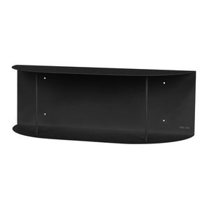 Čierna poschodová kovová polica 60 cm Lina – noo.ma vyobraziť